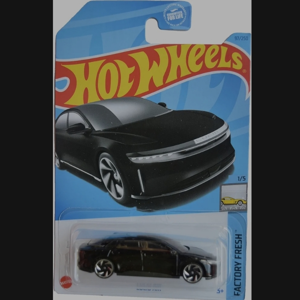 Hot Wheels Lucid Air, Factory Fresh 1/5 [Black] 97/250